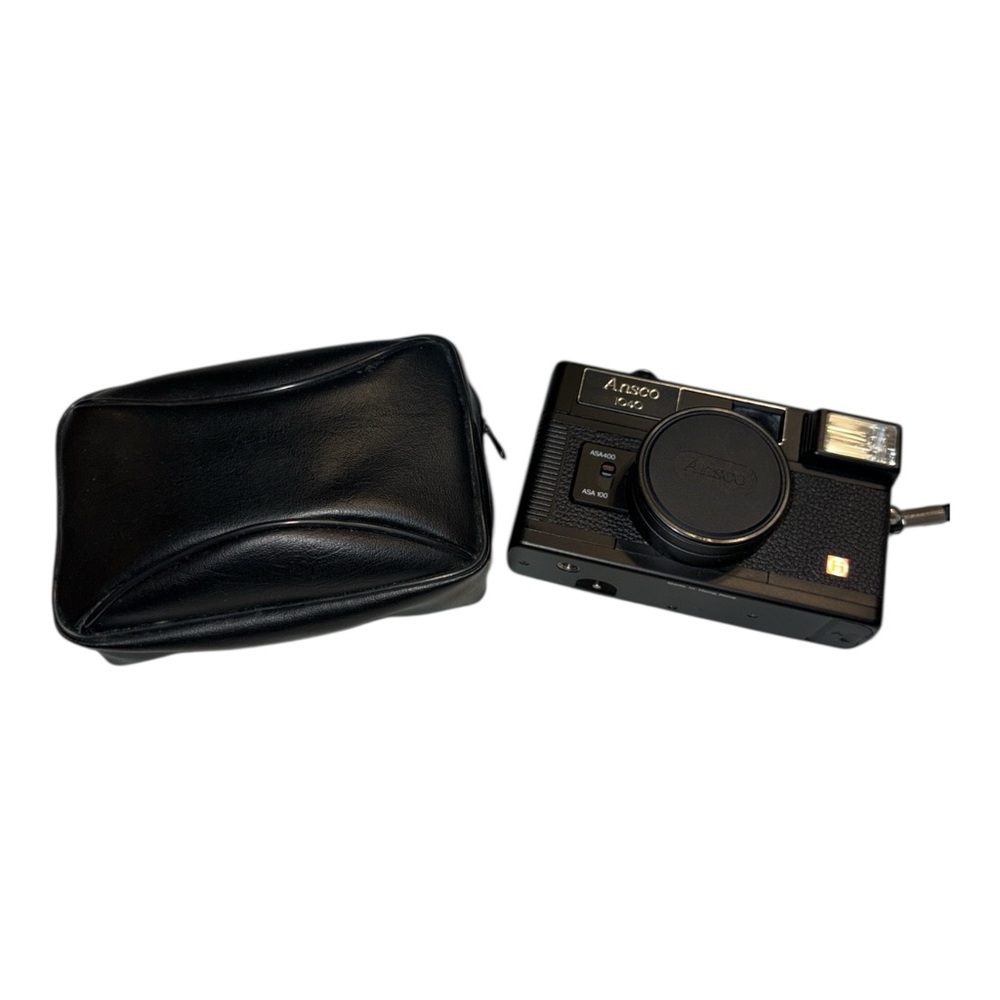 Black Film Ansco 1040 Camera with Case